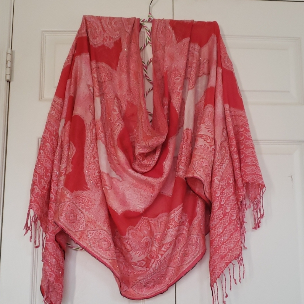 💖VINTAGE 💖 FRINGLE SHAWL